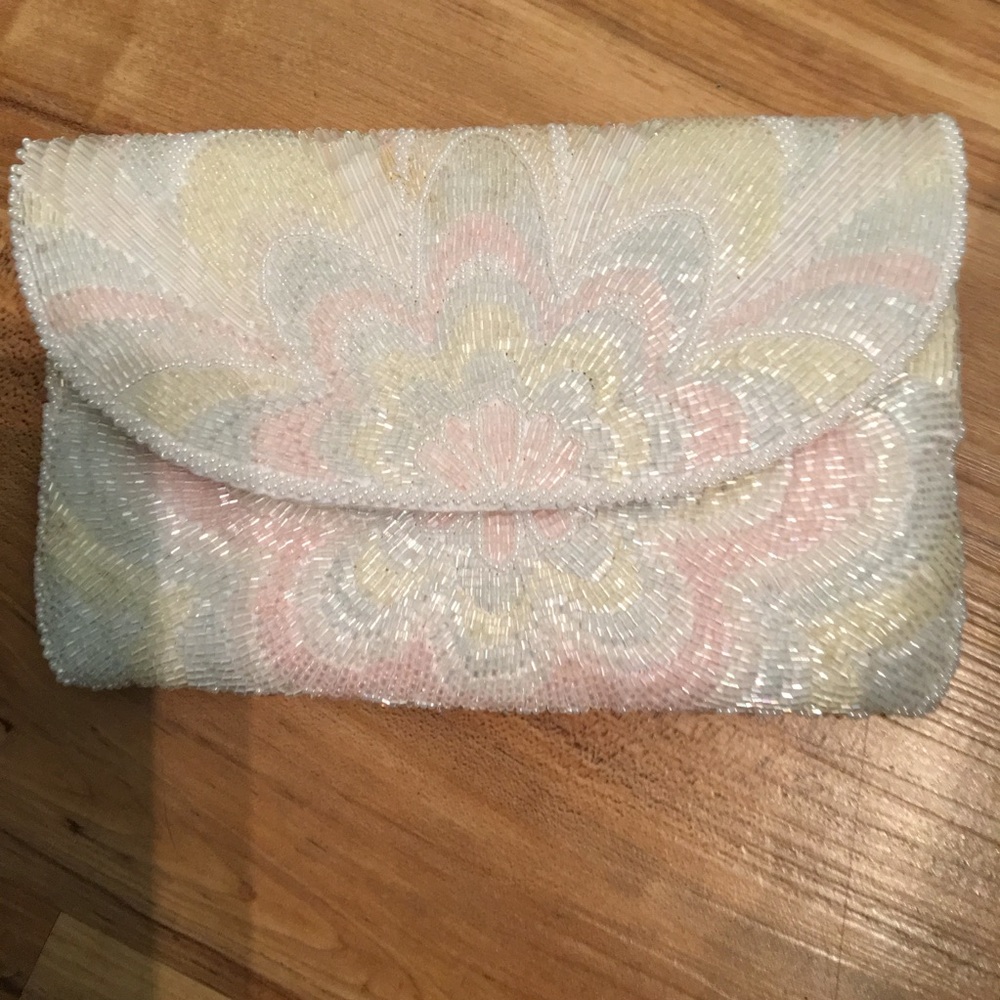 Carla marchi Chic Beaded  Clutch